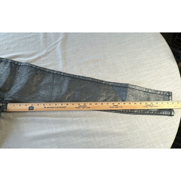 ANA Women’s Size 2 Skinny Mid Rise‎ Lightweight Pant Silver Metallic Color NWT - Picture 11 of 13
